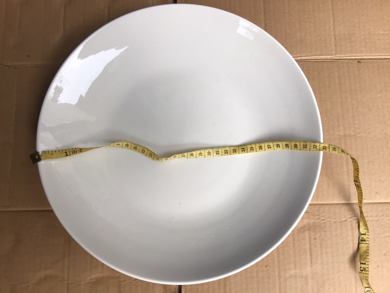 Giá hủy diệt Dĩa sứ trắng cao cấp hàng việt nam xuất khẩu 30cm dày đẹp