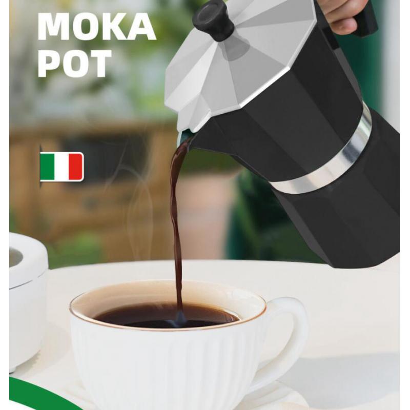 Máy Pha Cà Phê Moka Espresso Dễ Sử Dụng Tiện Lợi