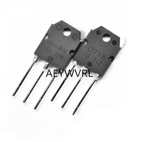 {:”-- 》 20 chiếc bóng bán dẫn 2sd718 & 2sb688 (10 chiếc x D718 + 10 chiếc x B688)