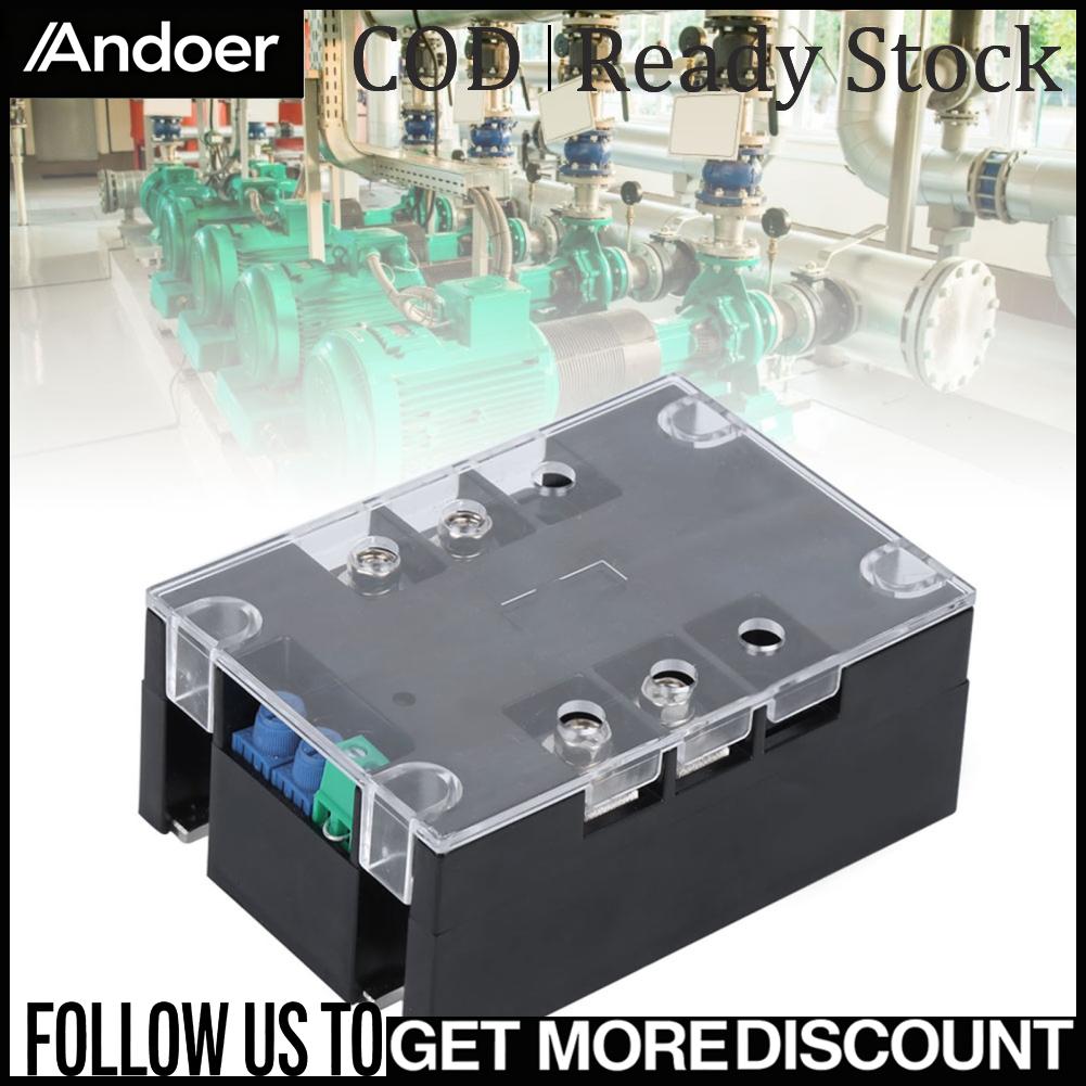 Andoer Mô-đun khởi động động cơ 2 pha 380VAC 0-30 giây Thời gian bắt đầu có thể điều chỉnh Bảng khởi động động cơ 1 pha 220VAC cho xe máy bơm nước Giá 733,000 Đồng*Miễn phí vận chuyển