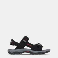 Karrimor Mens Antibes Mens Walking Sandals (Black/Red/Char) - Sports Direct