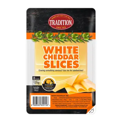 Tradition Sliced White Cheddar Cheese