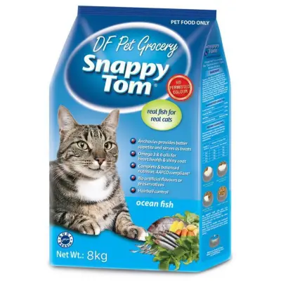 Snappy Tom Dry Cat Food Oceanfish 8kg
