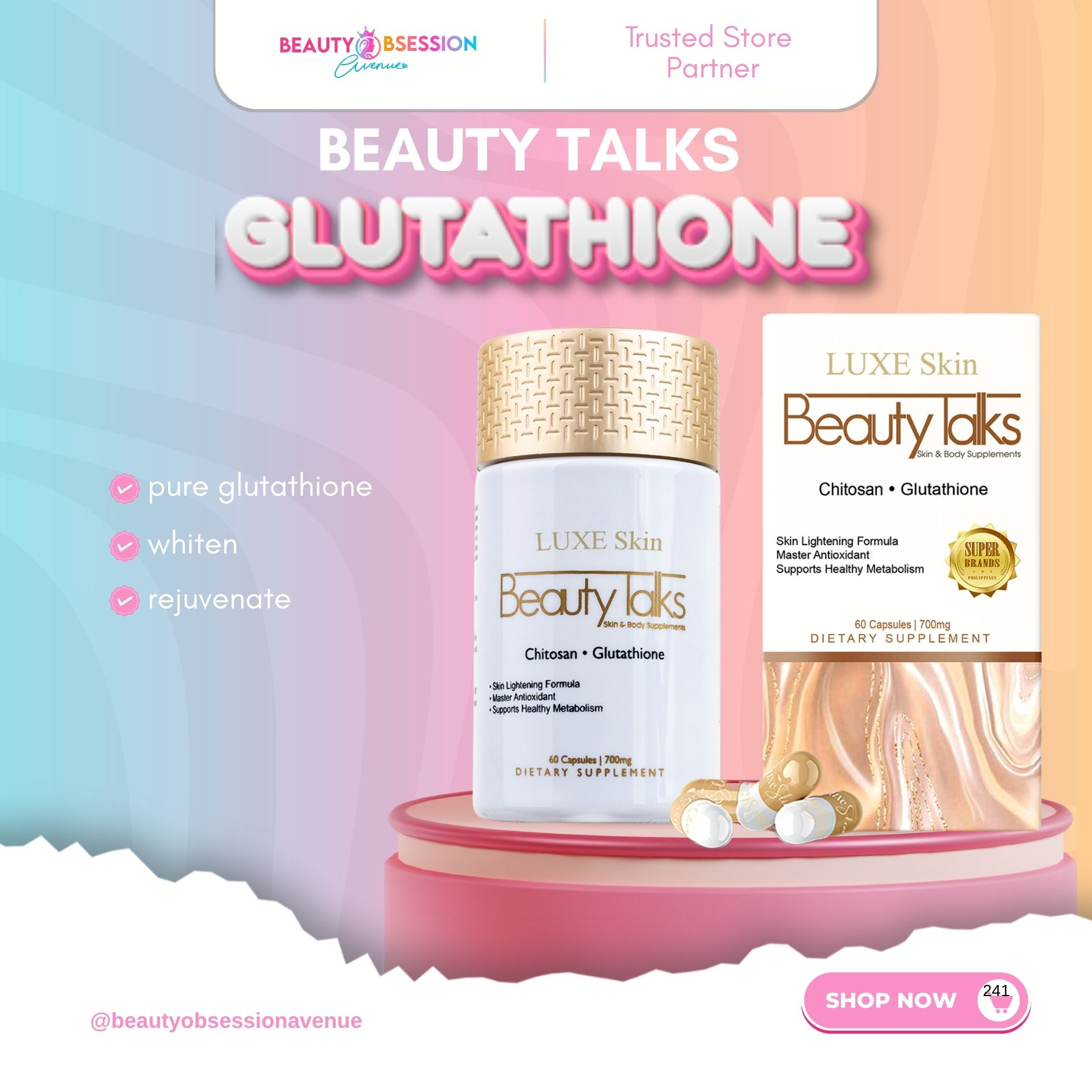 luxe skin glutathione Luxe Organix Milk + Gluta Gentle Bright Serum Lotion main image 0