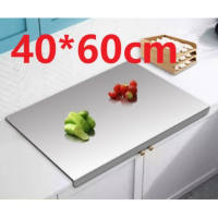 Stainless Steel Cutting Board Non Slip Heavy Duty Heat Resistant Kitchen Countertop Dough Pastry Baking Prep Mat
