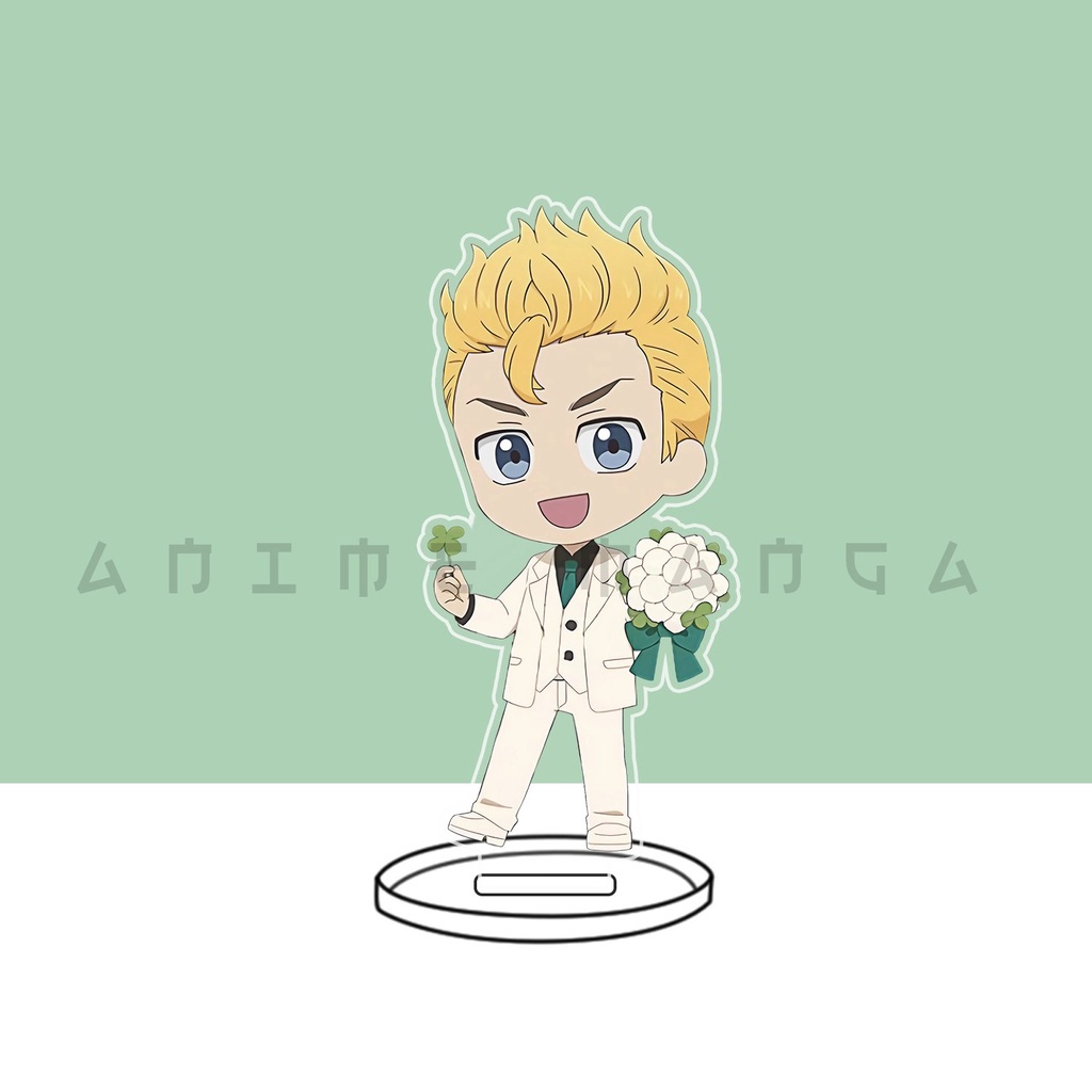 Mô Hình tokyo revengers nhân vật mikey draken chibi Acrylic trang trí góc học tập bàn làm việc
