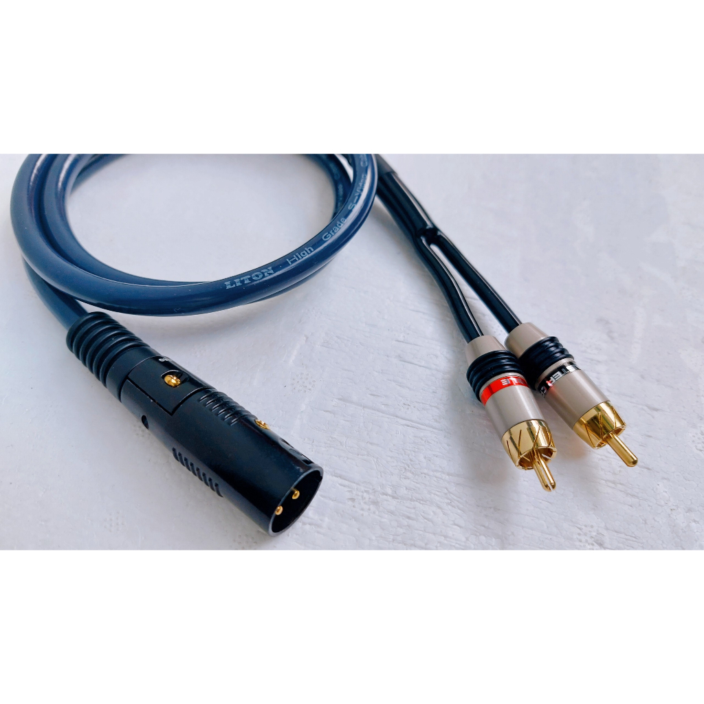 Dây canon đực ra 2 av hoa sen dài 3m-2m-1,5m-1m-0,5m - phố nhạc