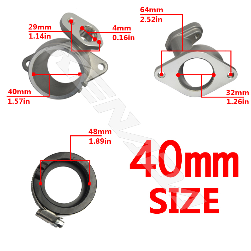 Co cao su họng xăng Exciter 150 EX 15 TA Racing họng 32 34 36 38 40