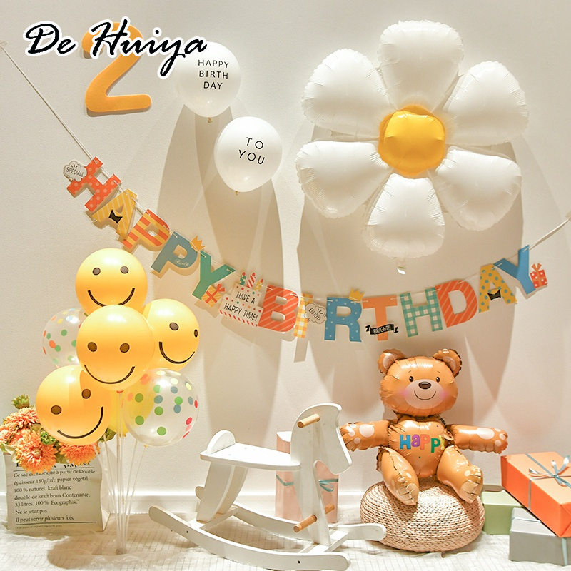 DEHUIYA ลูกโป่งเค้กวันเกิด ราคา 10 บาท*ส่งฟรี