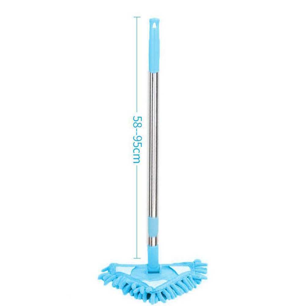 HUISHU Tam giác Cây lau nhà Đa chức năng Xoay 180 độ Cây lau nhà Mini  Làm sạch tường Cây lau nhà loại bỏ bụi - 6