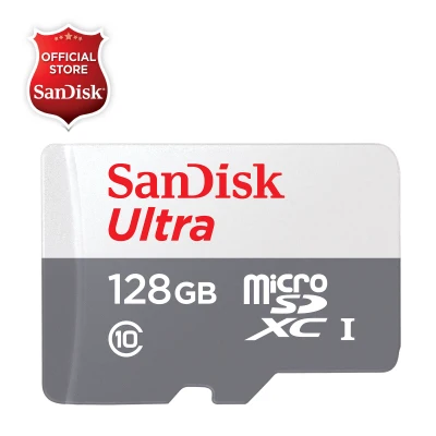 SanDisk Ultra microSD UHS-I (Up to 80MB/s Read) Memory Card SDSQUNR (32GB / 64GB / 128GB)
