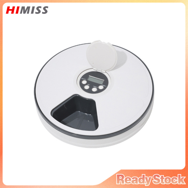 Automatic Timed Cat Feeder Smart Pet Feeder With Voice Reminder 6 Meal Wet And Dry Separation Detachable Automatic Dog Feeder ราคา 1,030 บาท*ส่งฟรี