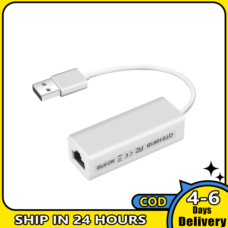 Super Speed Usb 2.0 To RJ45 Ethernet Lan Adapter 10Mbps Adapter 9700