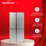 [Mới 2025] Tủ lạnh Sharp Inverter 572 lít SJ-FXP650VG-SL