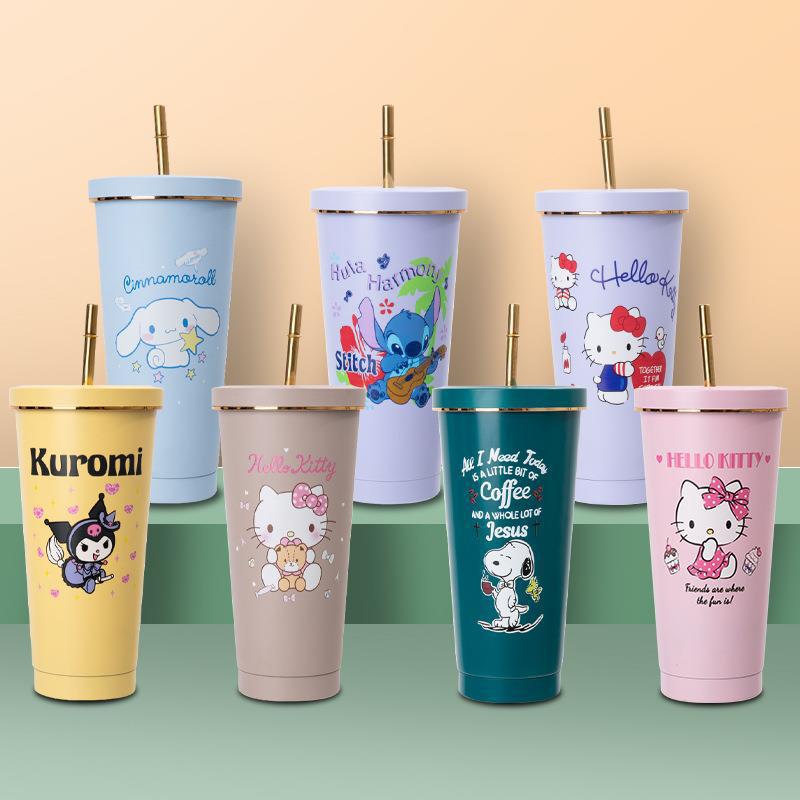 แก้วเก็บความเย็นลายใหม่ ชุดการ์ตูน Sanrio ขนาด 750 ml ราคา 179 บาท*ส่งฟรี