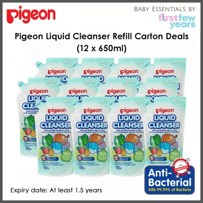 Pigeon Liquid Cleanser Refill 650ml [Bundle of 6 / Carton Deals]