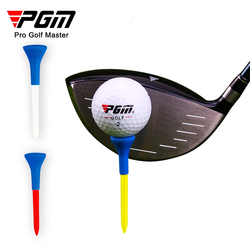 Pgm bán buôn 10 cái cọc TEE để nâng bóng gôn cao su mềm ABS Nail chủ màu ngẫu nhiên Dụng cụ giữ bóng golf Golf accecories cho quà tặng cho người chơi golf qt013