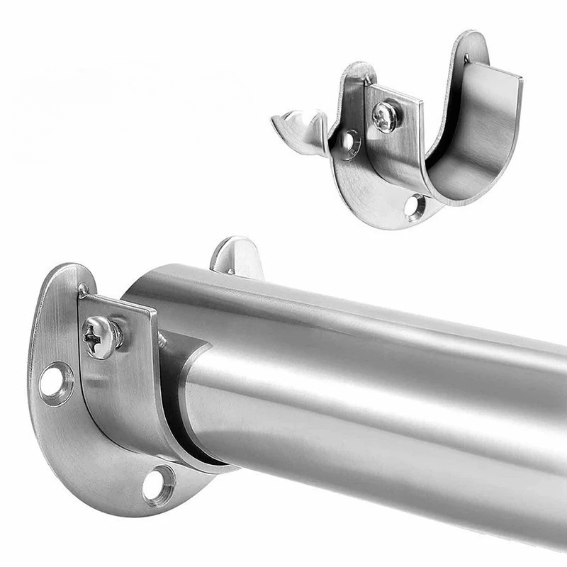 Couspan Giá đỡ thanh treo quần áo inox, giá đỡ mặt bích inox, kệ đỡ ống tròn