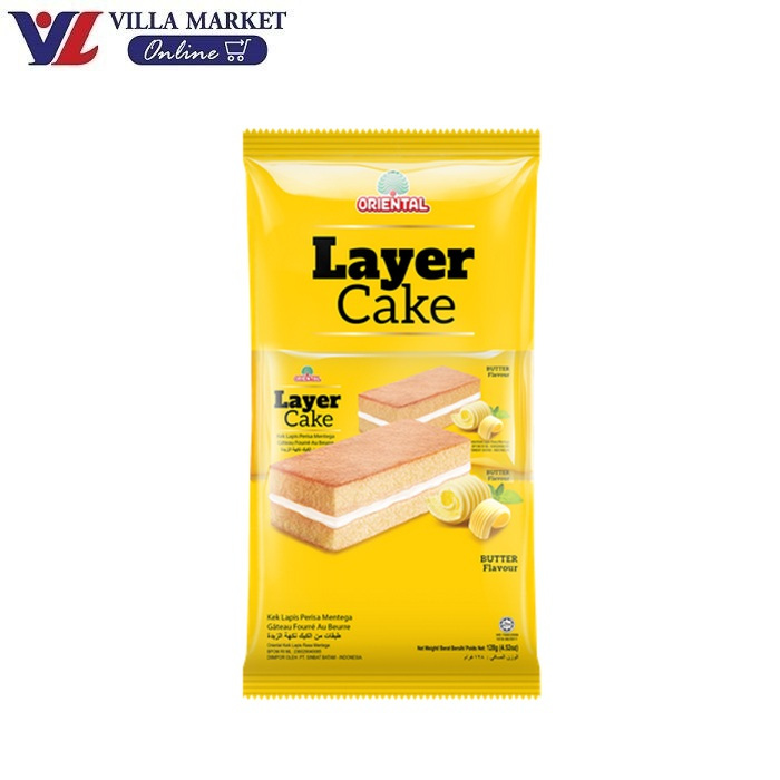 ขนมขบเคี้ยว ขนมทานเล่น บิสกิตกรุบกรอบ อาหาร ขนม และของใช้ในบ้าน Villa Market เค้กสอดไส้บัตเตอร์ครีมออเรียนทัลบัตเตอร์สวีทเค้ก 128 ก ราคา 129 บาท*ส่งฟรี