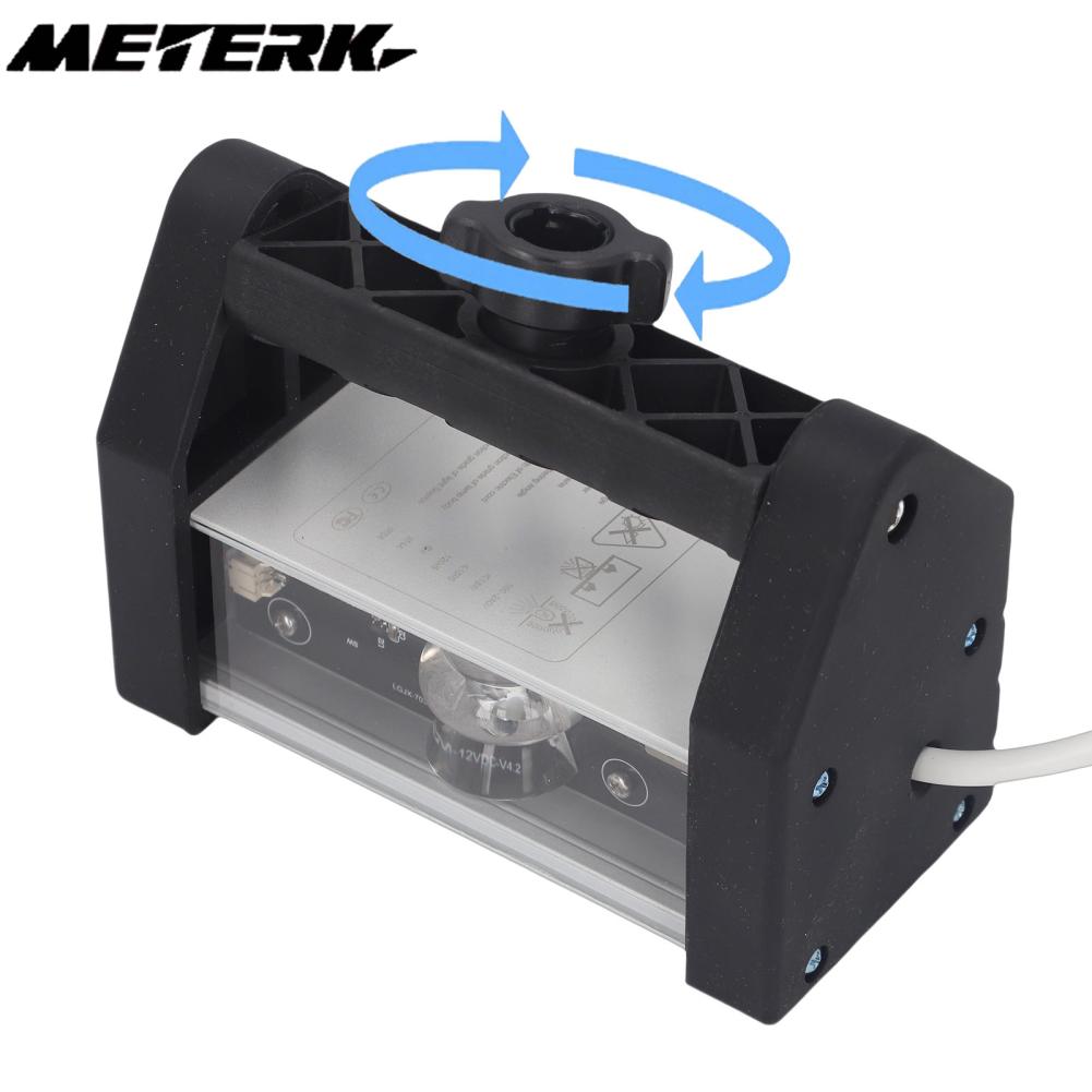 Meterk Wall Paint Inspection Light Polishing Auxiliary Tool 15W 1500lm Universal LED Handheld Black