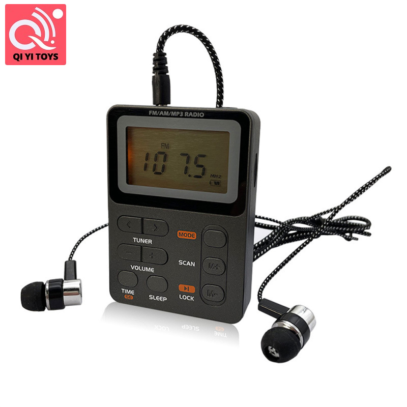 SH-01 Multifunctional AM FM Radio With Earphones Radio Rechargeable