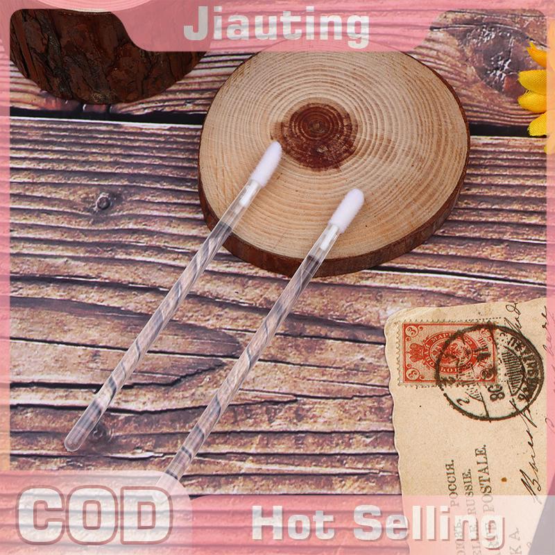 Jiauting 50Pcs Dùng Một Lần Đổ Xô Lông Mi Bàn Chải Lash Loại Bỏ Làm Sạch Mascara Applicator Trang Điểm Bàn Chải Lông Mi Mở Rộng Công Cụ