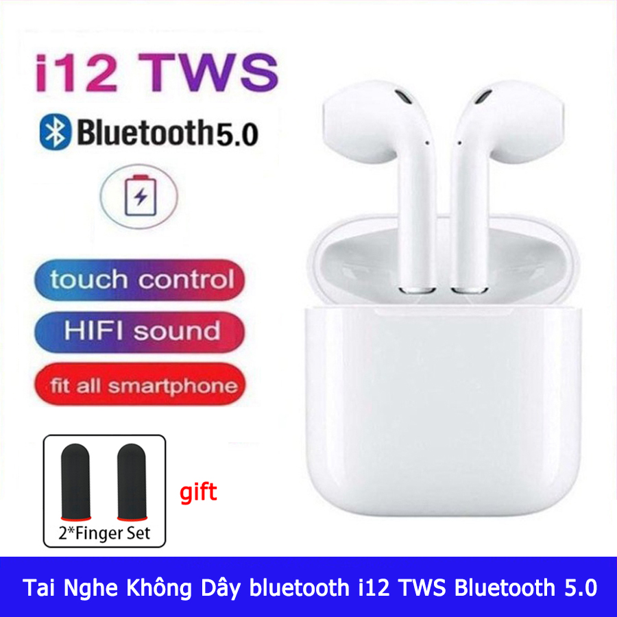 Tai nghe bluetooth khong day, tai nghe không dây ,Tai nghe bluetooth 5.0 i12/ inPods 12