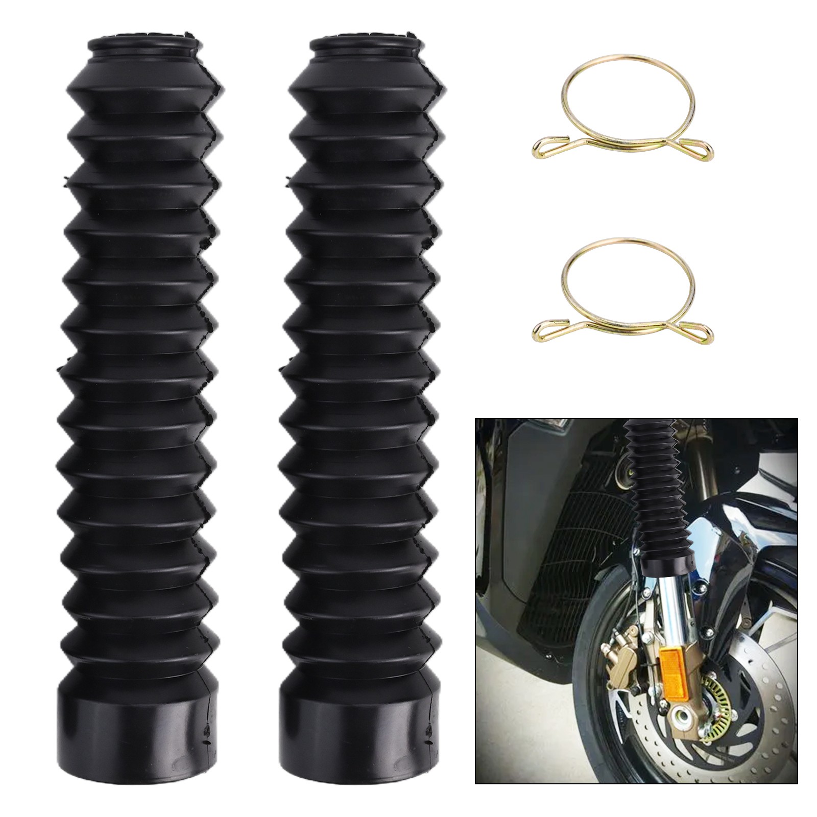 【Thời trang tự động】 nắp chống bụi bảo vệ con dấu ngã ba bảo trì xe máy cho hầu hết các máy móc off-road