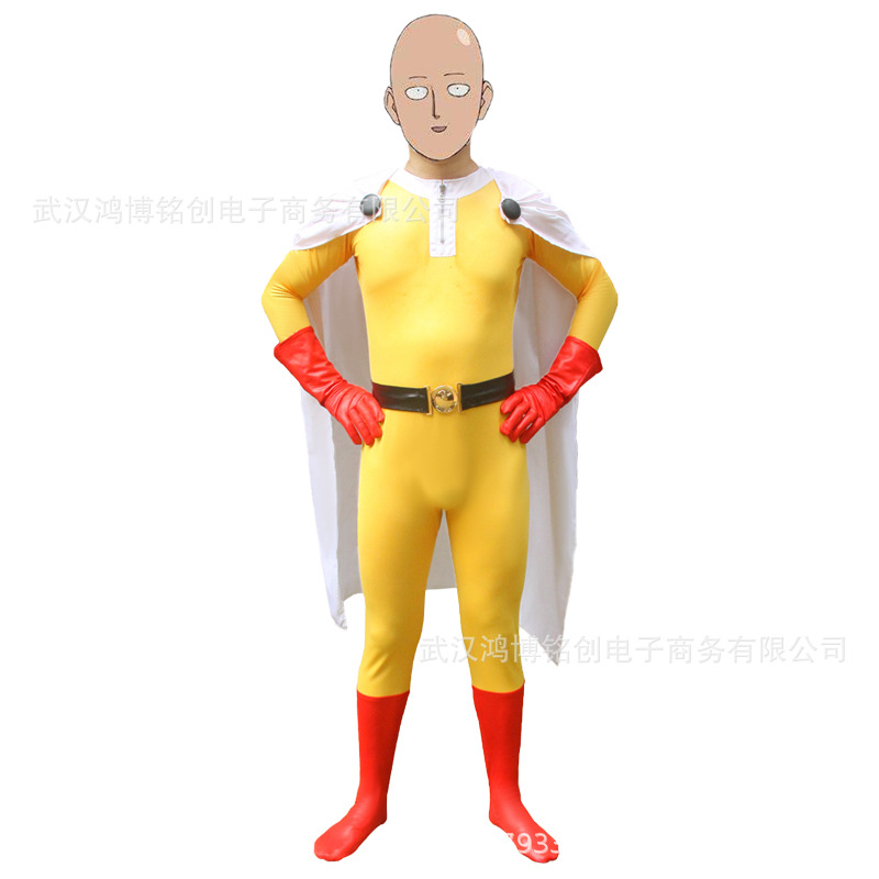 Hongbo Mingchuang Anime Nắm đấm Superman bộ dành cho người lớn Saitama Áo choàng quần áo Halloween C