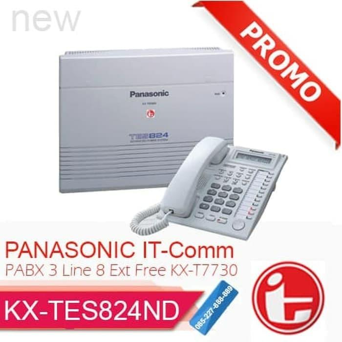 PROMO PABX PANASONIC KXTES824 BASIC 3LINE 8EXTENSION FREE MASTER 7730 - majuterus02 Giá 4,920,000 Đồng*Miễn phí vận chuyển
