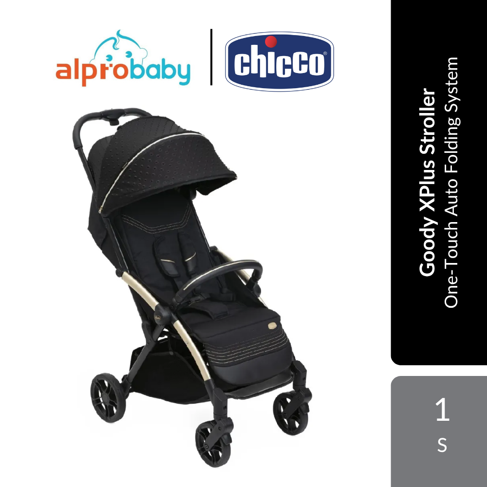 [Alpro Baby] Chicco Goody XPlus Stroller 1s | One-Touch Auto Folding System & Compact Travel Design