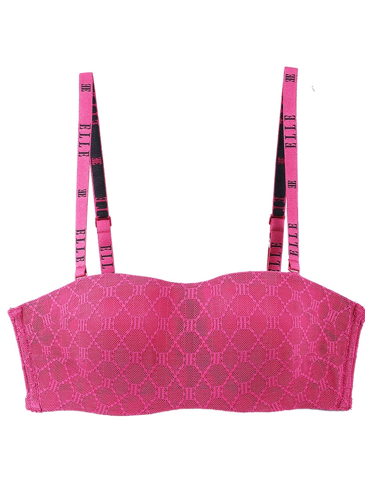 ELLE Lingerie บราเกาะอกลูกไม้ มีโครง ผ้าลูกไม้ลายLOGO ELLE มีให้เลือก 2 สี รุ่น LB8602 ราคา 1,290 บาท*ส่งฟรี