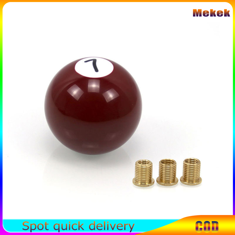 Mekek cần đẩy xupap xe ô tô 55mm Bóng đồ chơi cho thú cưng 7 billiard cần gạt sang số Shifter knobs với chuyển đổi phụ kiện