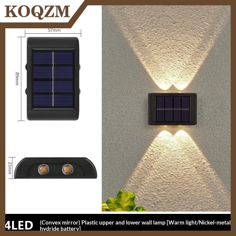 KOQZM💖[HOT SALE]🎈🎈 Wall-mounted Solar-powered LED Light Waterproof Garden Decorative Atmosphere Light Not Requiring Electricity From The House