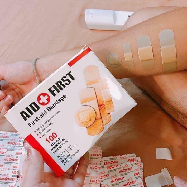 Hộp 100 miếng dán urgo,miếng dán vết thương tuyệt trùng