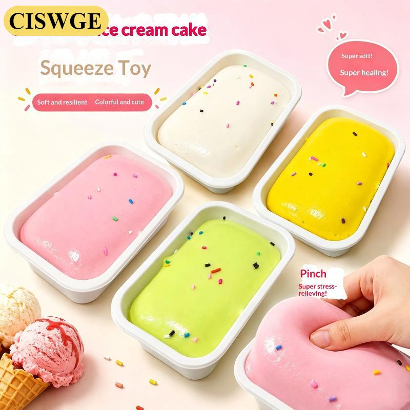 CISWGE กล่องใส่เค้กแบบบีบได้ช้าๆออกแบบมาสำหรับเด็กไส้ไข่อีสเตอร์สำหรับเป็นของขวัญ ราคา 55 บาท*ส่งฟรี