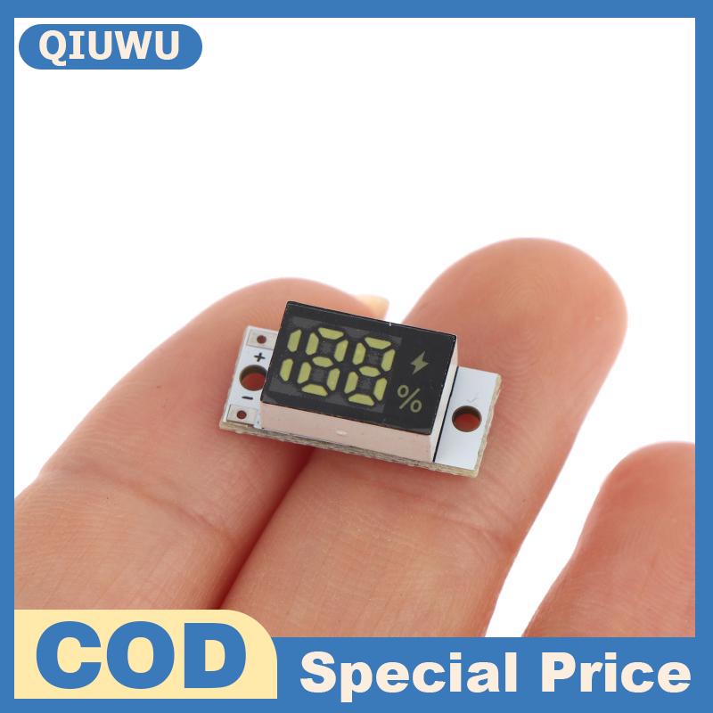 QIUWU Chỉ báo Pin Led Mini 1S-4S để hiển thị sạc chính xác trong các công cụ hội thảo Giá 92,647 Đồng*Miễn phí vận chuyển