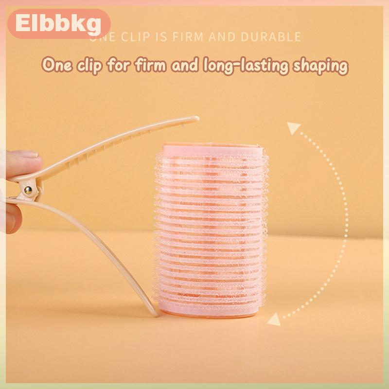 Elbbkg 3pcs tóc con lăn bang CuộN Curler tóc Curler nhựa tự dính tóc uốn tóc công cụ làm tóc cô gái vẻ đẹp công cụ tạo kiểu