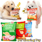 Pet Sounding Chew Toy for Puppies - Dog Potato Chips