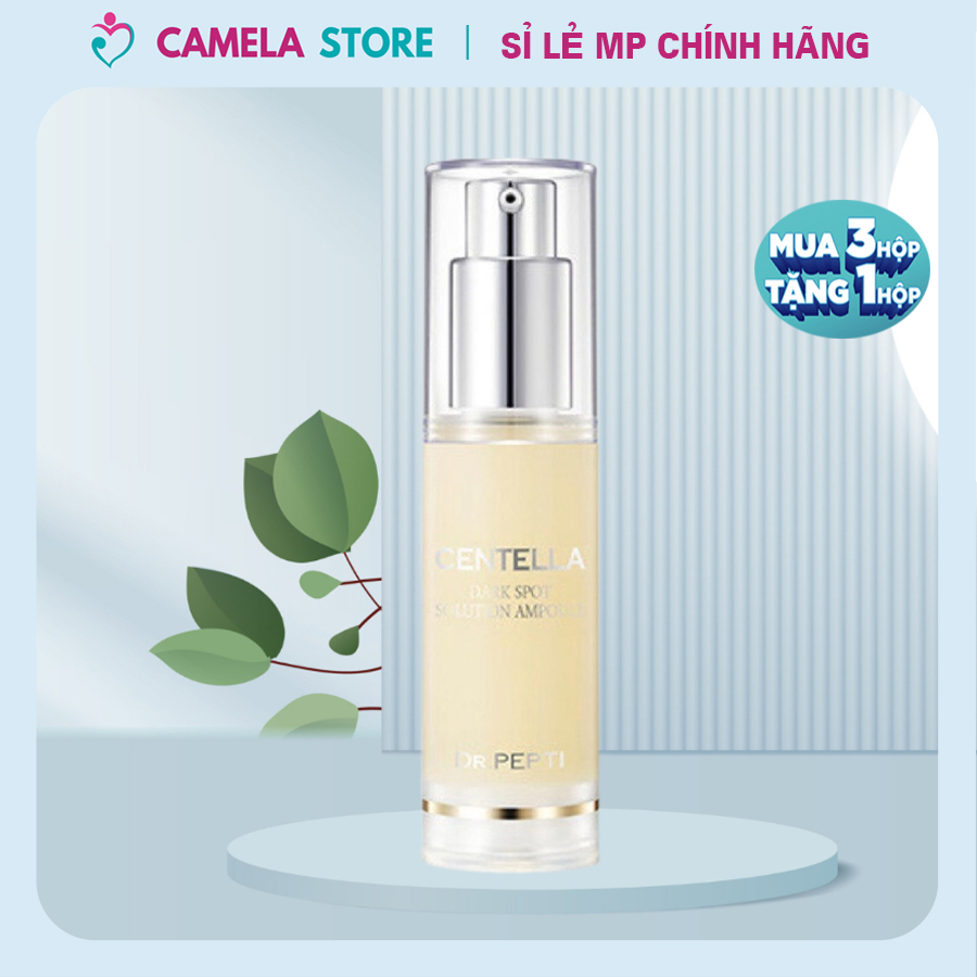 Tinh chất dưỡng trắng, giảm mụn, mờ thâm Dr.Pepti Centella Dark Spot Solution Ampoule 30ml