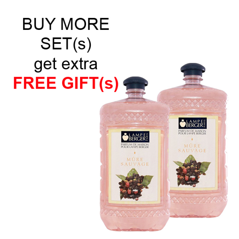 Buy LAMPE BERGER LB ESSENTIAL OIL 2L SET (2 BOTTLES) - MURE SAUVAGE (紅莓) Singapore