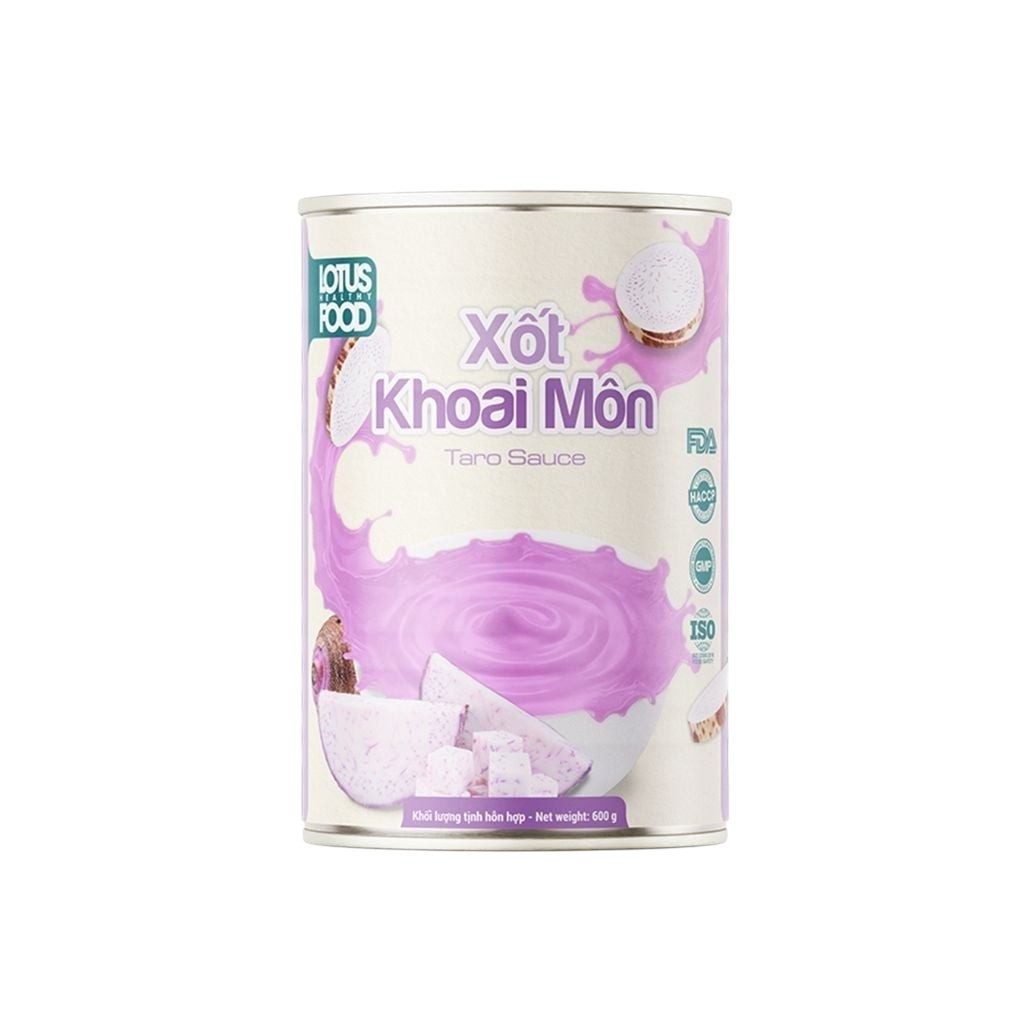 Xốt khoai môn Lotus lon 600g