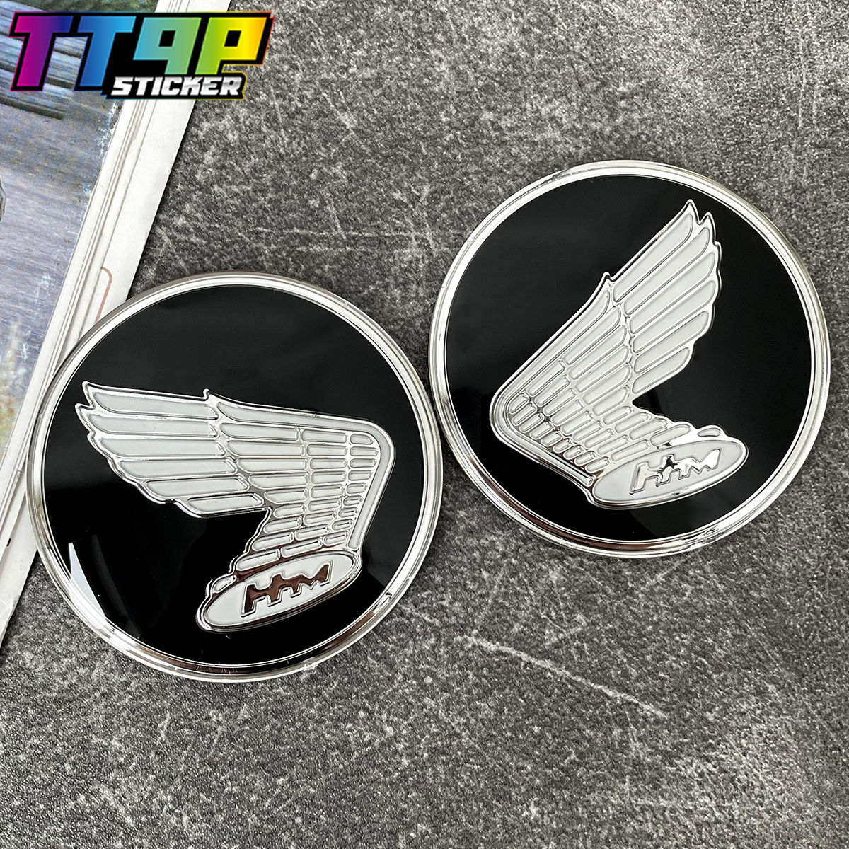 Dán xe máy Honda Super Cub C125 Wave Alpha RSX 110 Vision Winner X Future chất liệu acrylic logo 3D 