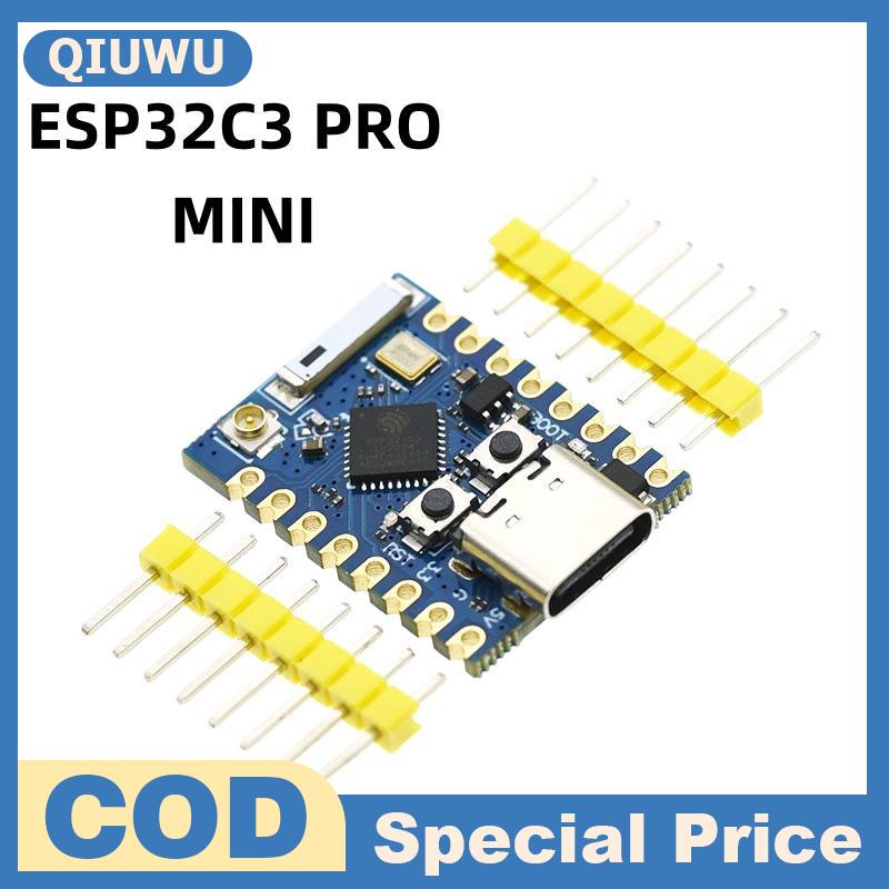 QIUWU Esp32c3 Pro Mini 1 bộ esp32c3fh4 chip ban phát triển được xây dựng trong Wifi module cho công nghiệp iot và Nhúng hệ thống điều khiển Giá 78,165 Đồng*Miễn phí vận chuyển
