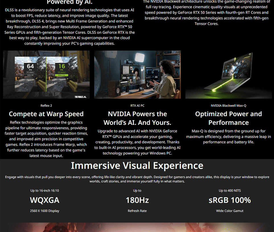 Acer Nitro V16S AI 715L | 16" WUXGA 180Hz | Intel Core 7 240H | 16GB DDR5 | 512GB SSD | RTX 5060 8GB | W11 10 ef308807d43bf9220c9590192647eed8