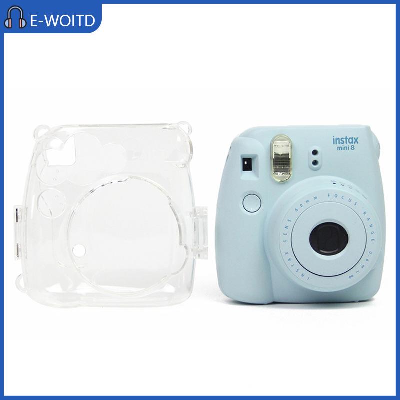 【E-WOITD】 Fujifilm Instax Mini 8 8 + 9ฟิล์มสำเร็จรูปกล้องใสเคสกระเป๋าปลอก ราคา 73 บาท*ส่งฟรี