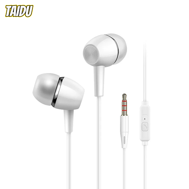 TAIDU High Quality in-Ear Headset with Microphone, Improve Audio Experience, Adjustable Volume ราคา 24 บาท*ส่งฟรี