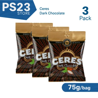 [3 bag] Hagelslag Meses Ceres Dark Chocolate 75g, Chocolate Rice Meises Indonesia, EXP 03/22