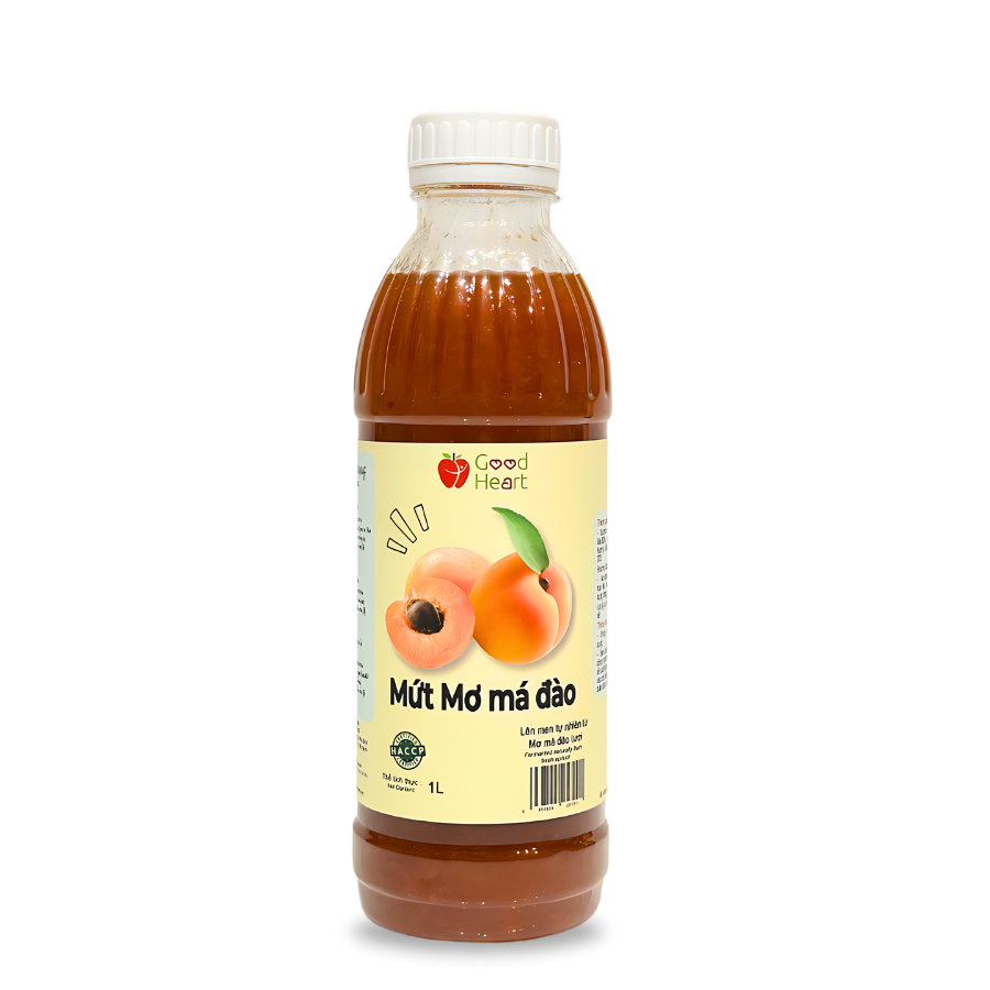 Mứt Good Heart Chai 1L - MƠ MÁ ĐÀO