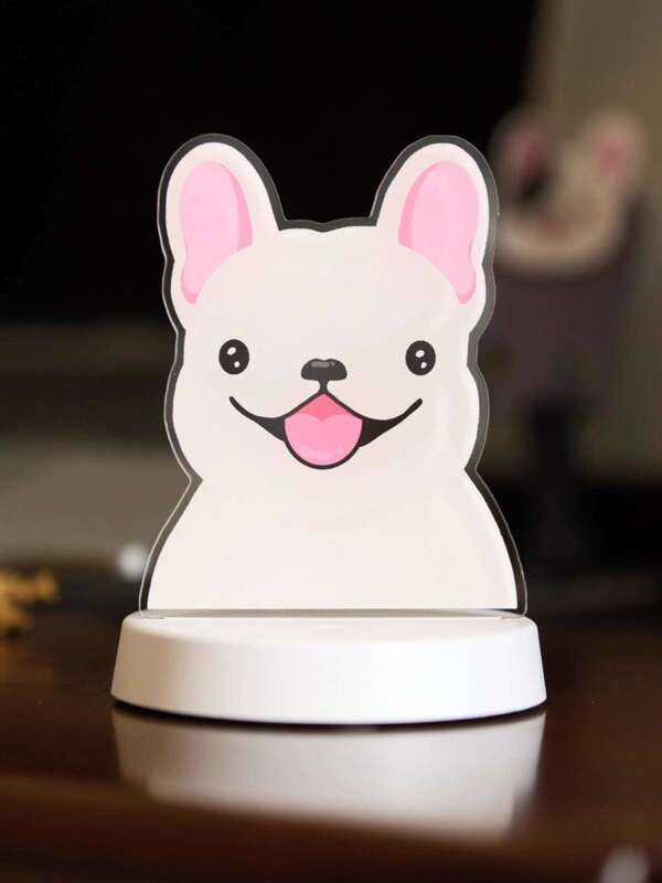 Fat Ding Bobo Cartoon Cute Fighting Acrylic Decorative Nightlight Bulldog Light Surrounding Home Furnishings Night Lights